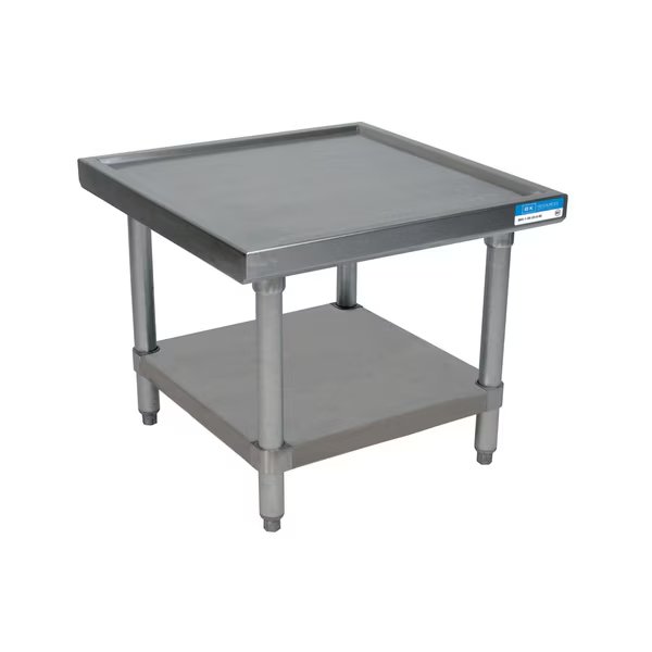 Stainless Steel Machine Stand with Stainless Steel Undershelf 36X30, Bk Resources, Mfr#: MST-3630SS